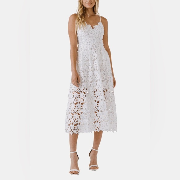 Endless Rose lace cami midi dress nwt - Picture 3 of 4